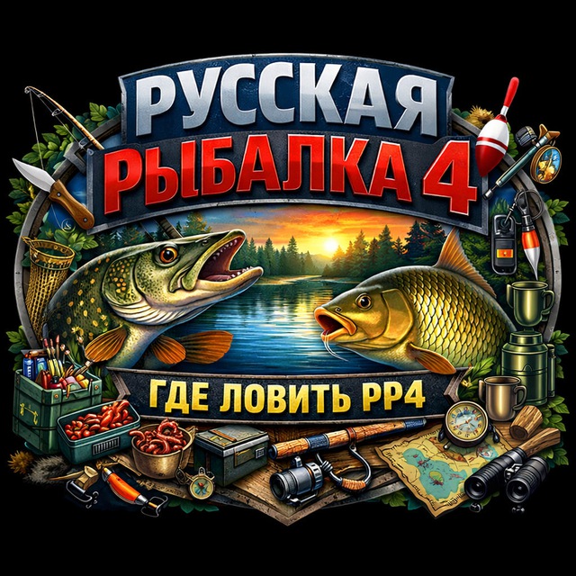 Аватар канала Русская Рыбалка 4 / Где ловить РР4