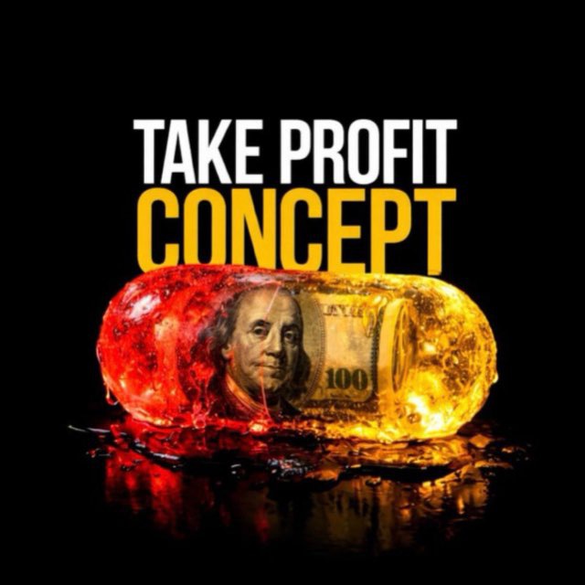 Аватар канала take profit concept.