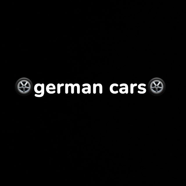 Аватар канала german cars🚨