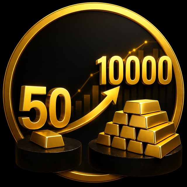 Аватар канала 🇬🇧Marathon from $50 to $10,000 in the CryptoGold project