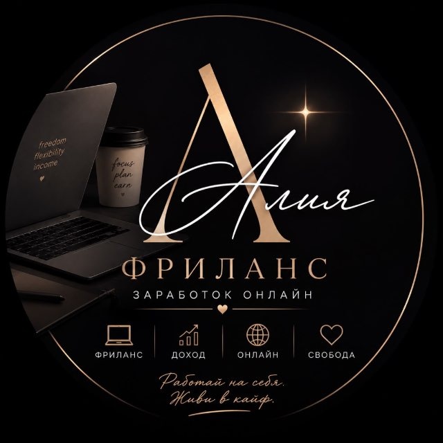 Аватар канала Алия про удаленку 💅🏾