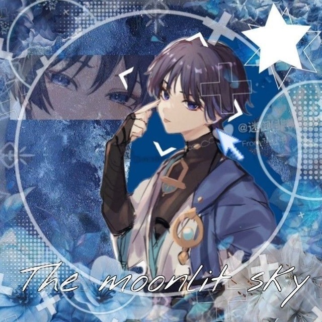 Аватар канала Тгк:The moonlit sky