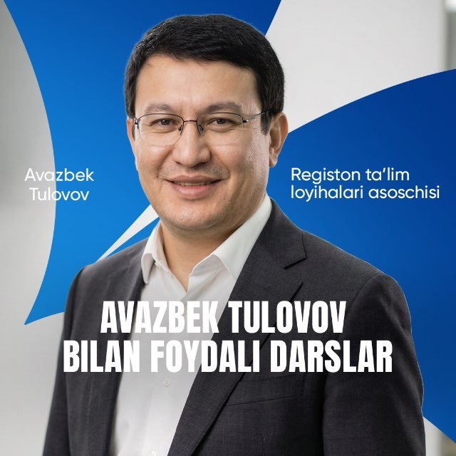 Аватар канала Avazbek Tulovov bilan foydali darslar