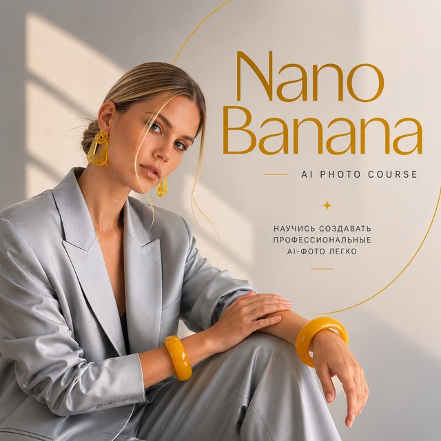 Аватар канала Nano Banana | Обучение промптам