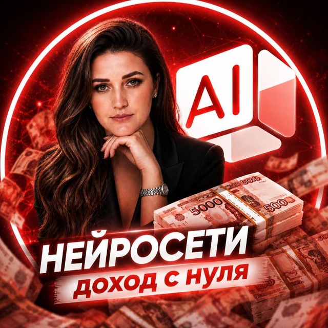 Аватар канала Анастасия | Деньги на НЕЙРОСЕТЯХ